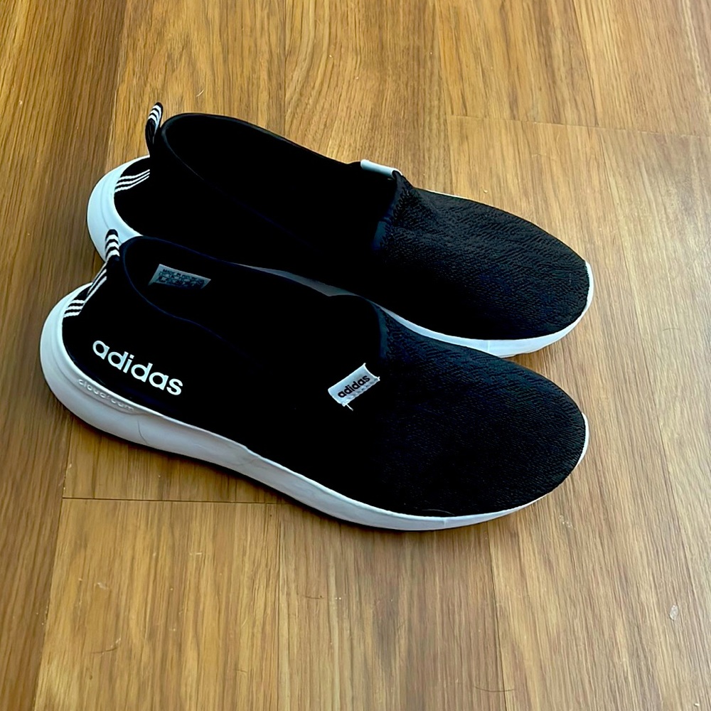 Adidas memory foam slip ons